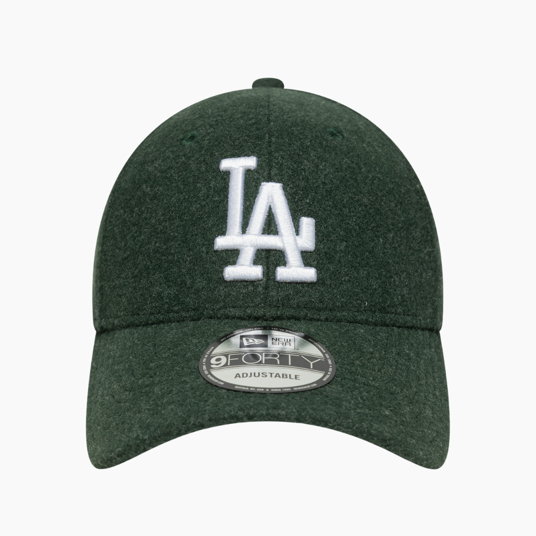 New Era - 9Forty Los Angeles Dodgers Melton Wool Cap Green