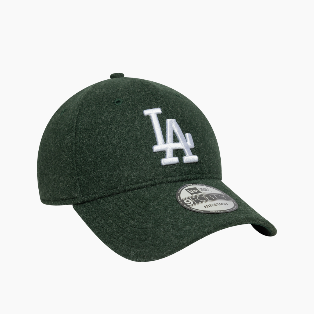 New Era - 9Forty Los Angeles Dodgers Melton Wool Cap Green