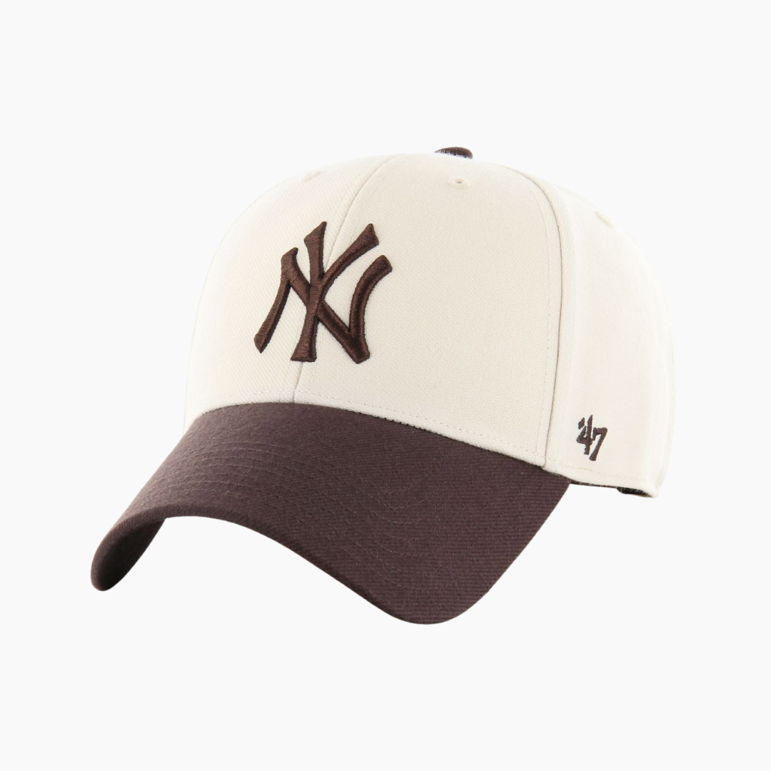 47 - MLB New York Yankees Cooperstown Mvp Cap Creme/Brown