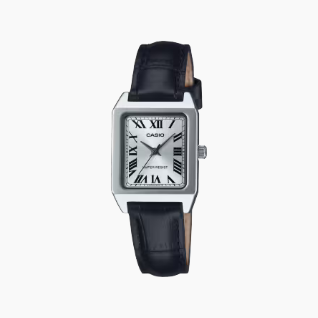 Casio Horloge - LTP-B Series Black Leather