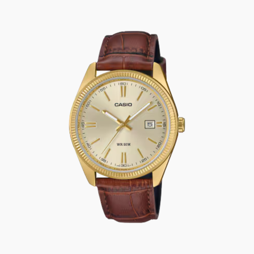 Casio Horloge - MTP-1302 Series Brown Leather