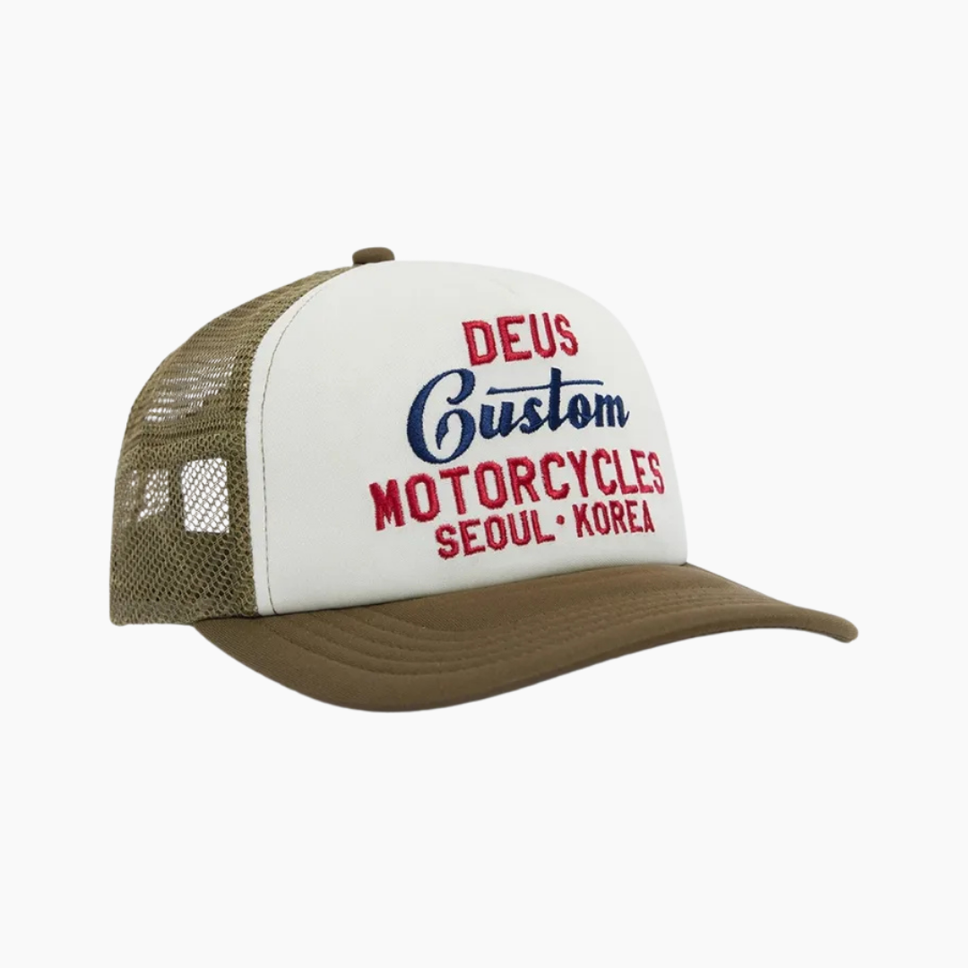 Deus - Kamli Trucker Cap Olive Green