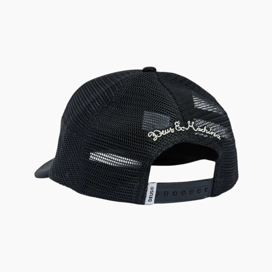 Deus - Kamli Trucker Cap Black