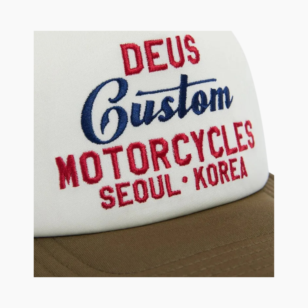 Deus - Kamli Trucker Cap Olive Green