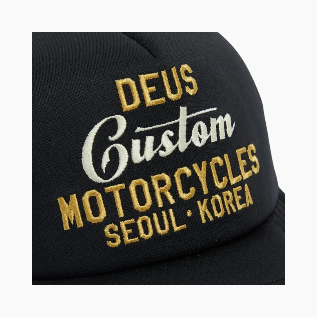 Deus - Kamli Trucker Cap Black
