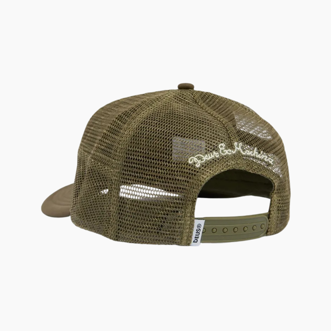 Deus - Kamli Trucker Cap Olive Green