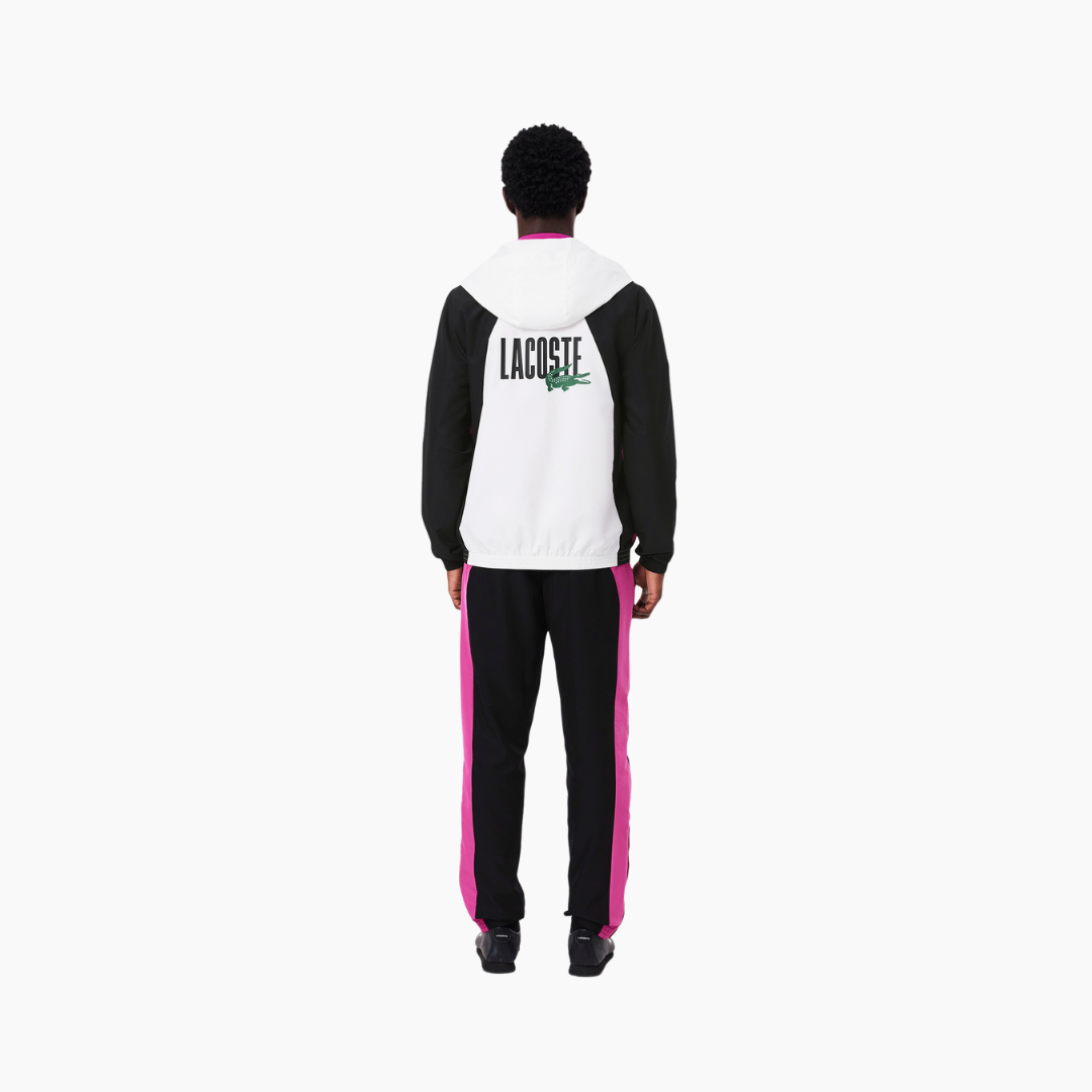 Lacoste - Sport Colourblock Trainingspak White/Pink/Black