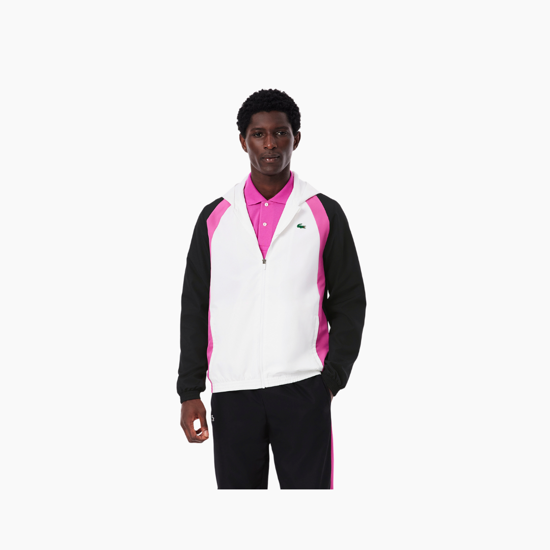 Lacoste - Sport Colourblock Trainingspak White/Pink/Black