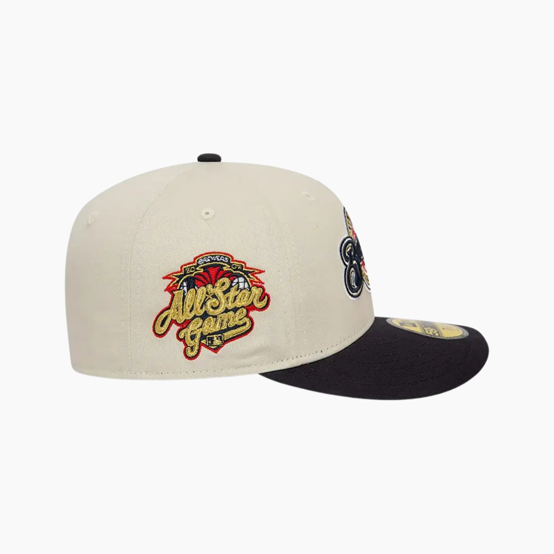 New Era - 59Fifty Pin Milwaukee Brewers Cap Cream/Navy