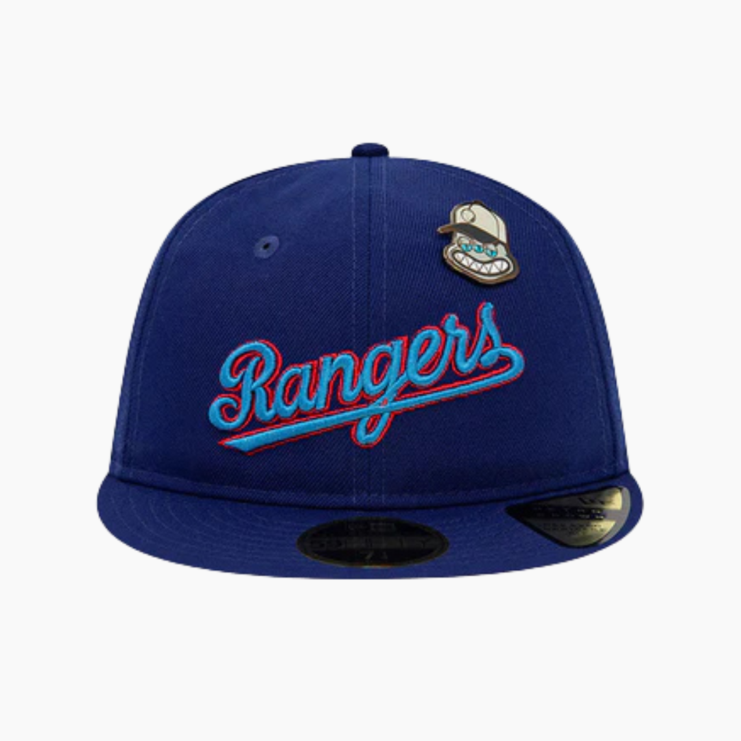 New Era - 59Fifty Pin Texas Rangers Cap Blue