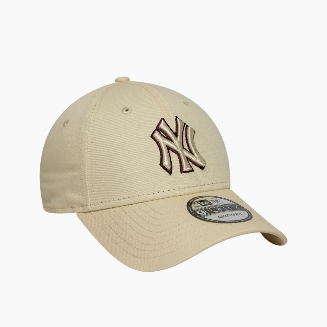 New Era - 9Forty New York Yankees Outline Creme/Burgundy