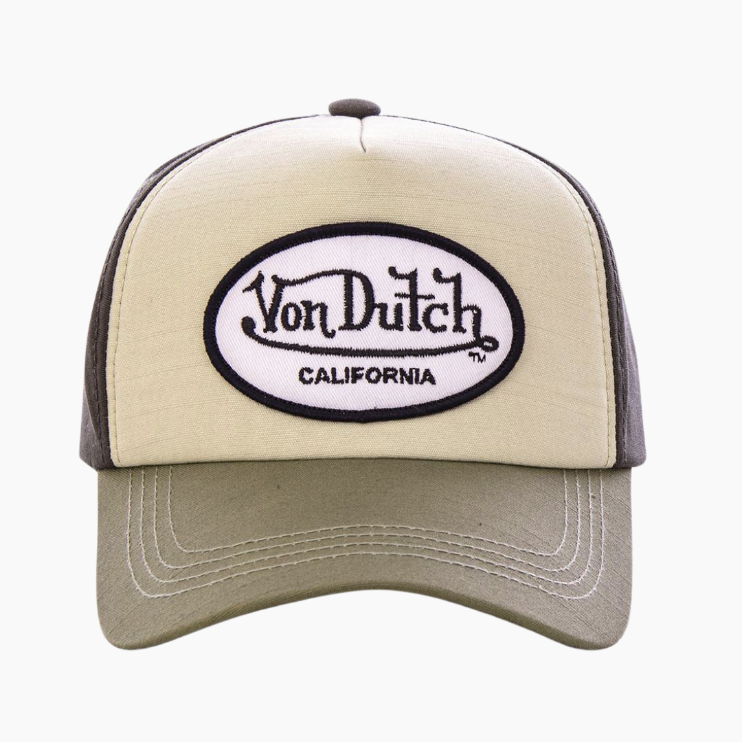 Von Dutch - Jack Cap Khaki/Cream