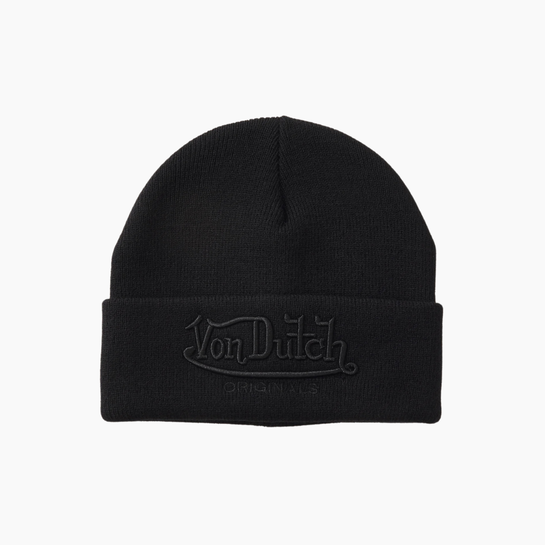Von Dutch - Beanie Flint Black