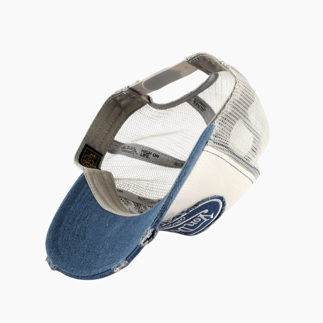 Von Dutch - Trucker Kalmar White/Denim