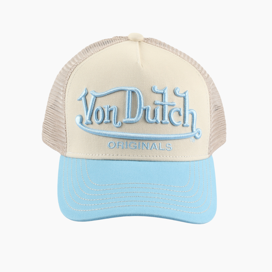 Von Dutch - Trucker Riverside Creme/Blue