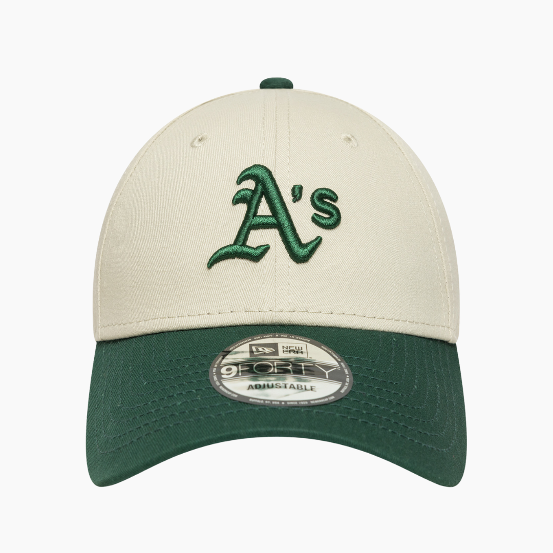 New Era - 9Forty Oakland Athletics Creme/Green