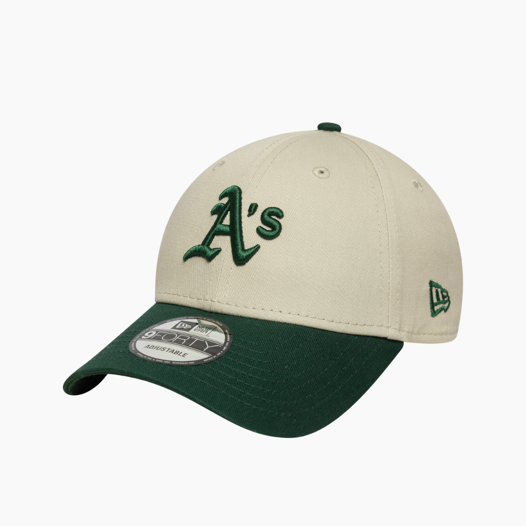 New Era - 9Forty Oakland Athletics Creme/Green
