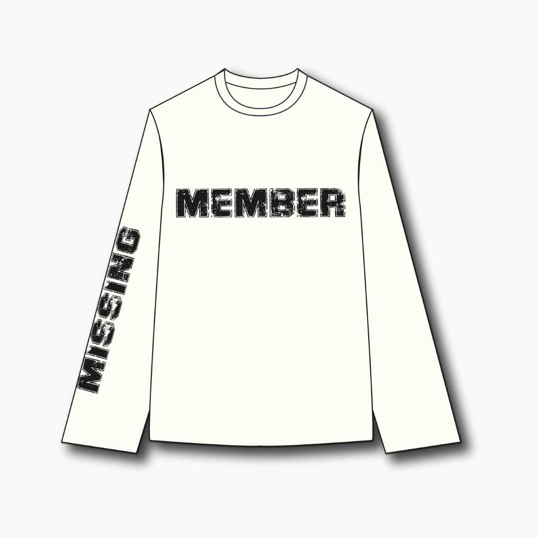 The Missing Longsleeve 3.0 Vintage White