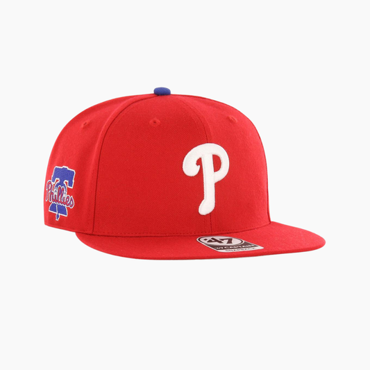 47 - MLB Philadelphia Phillies Sure Shot Captain Cap Red