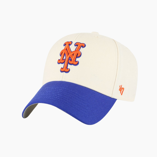47 - MLB New York Mets Mvp Cap Creme/Blue