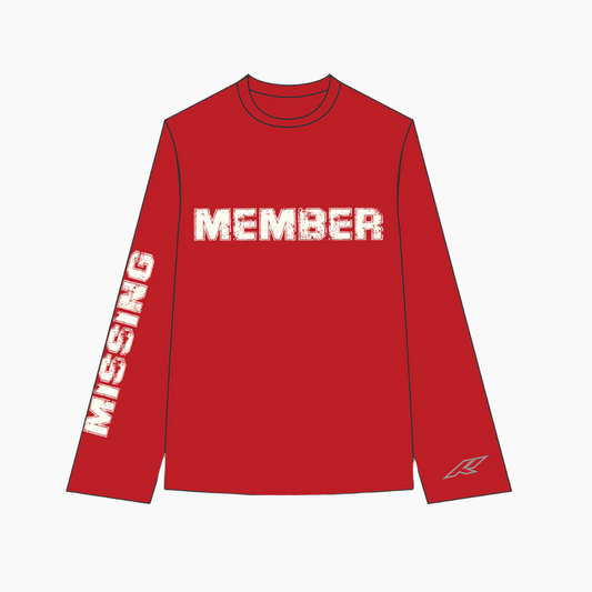 The Missing Longsleeve 3.0 Racing Red