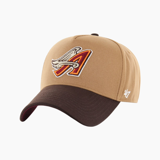 47 - MLB Angels Coop Sure Shot Cap Brown