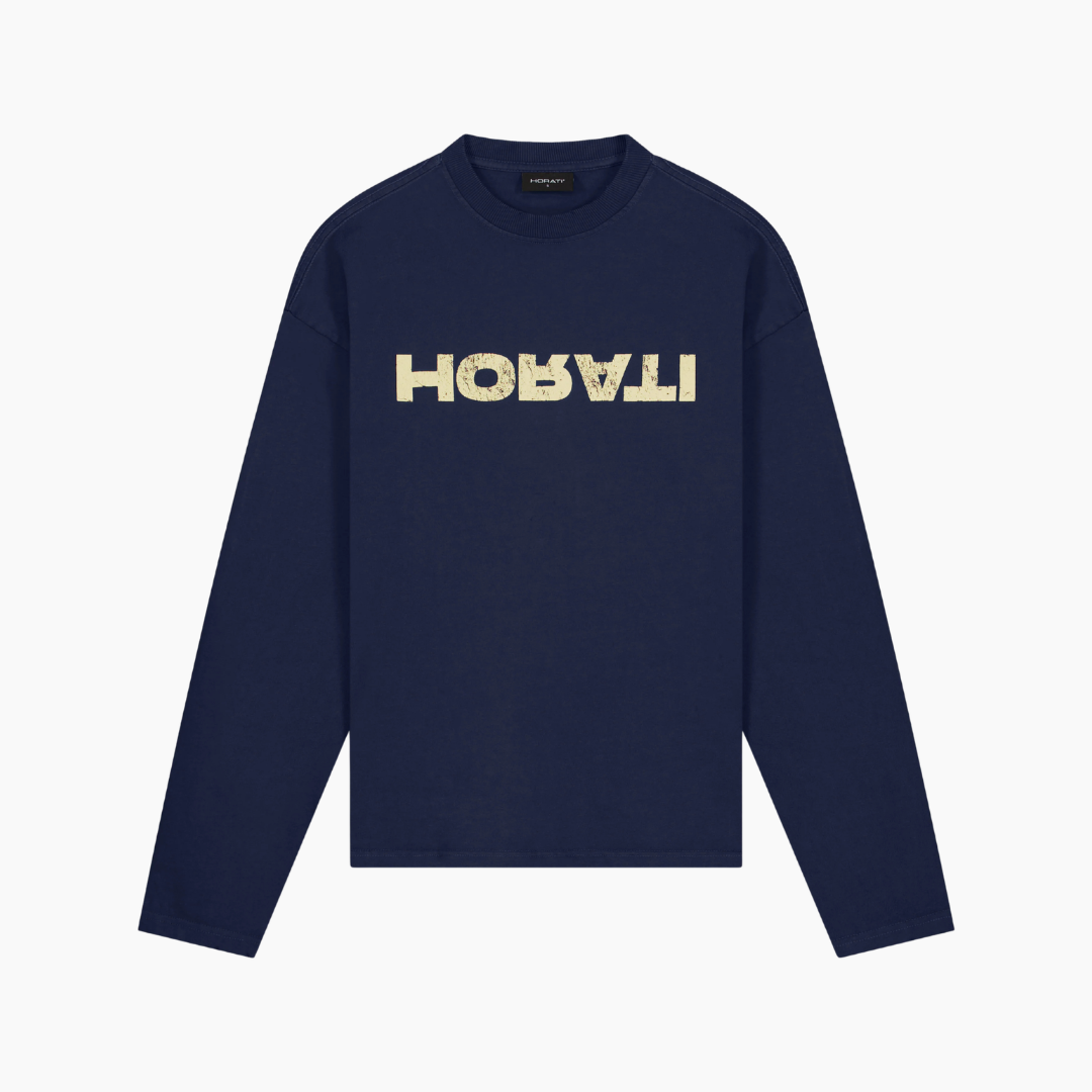 Horati - Reverse Longsleeve Tee Navy