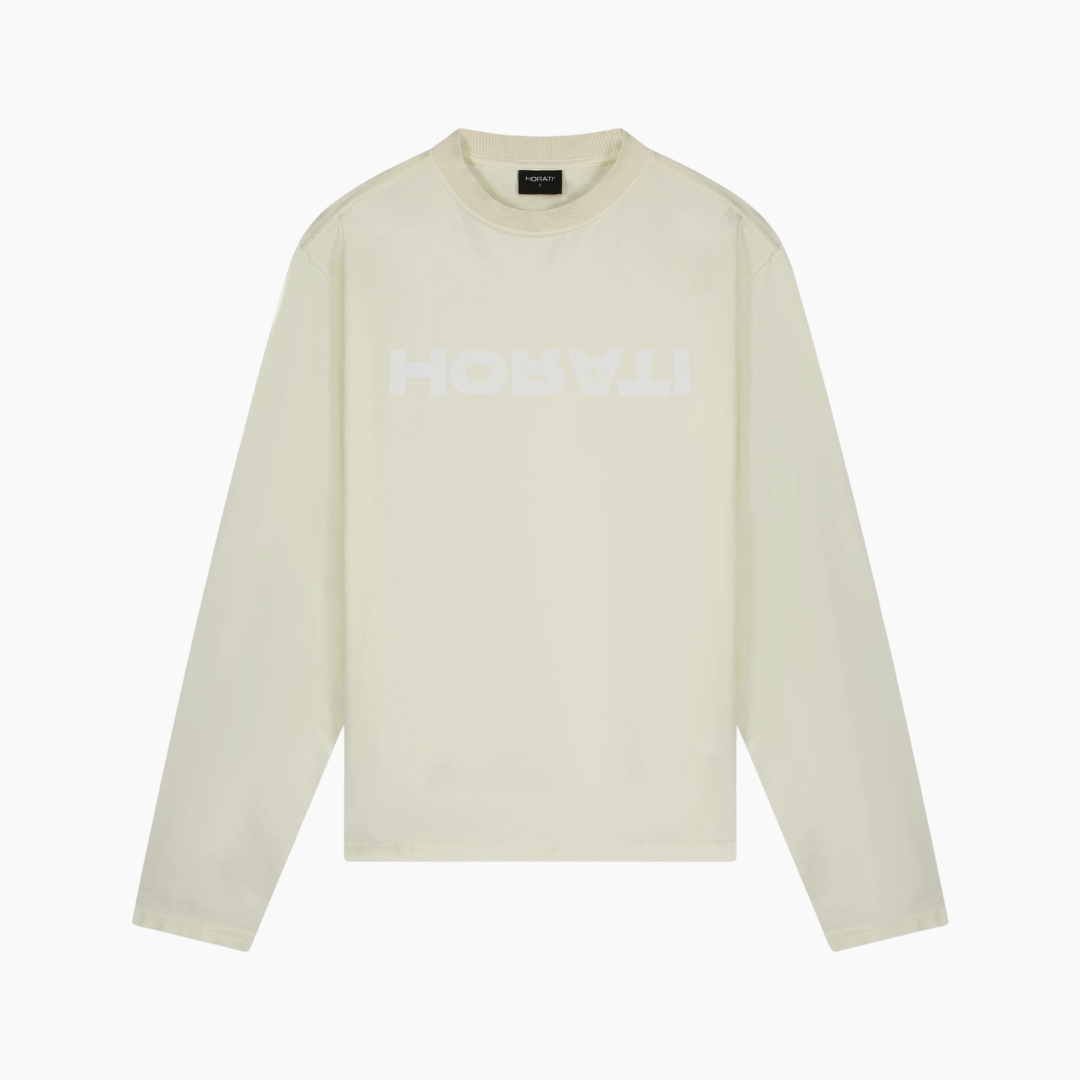Horati - Reverse Longsleeve Tee White