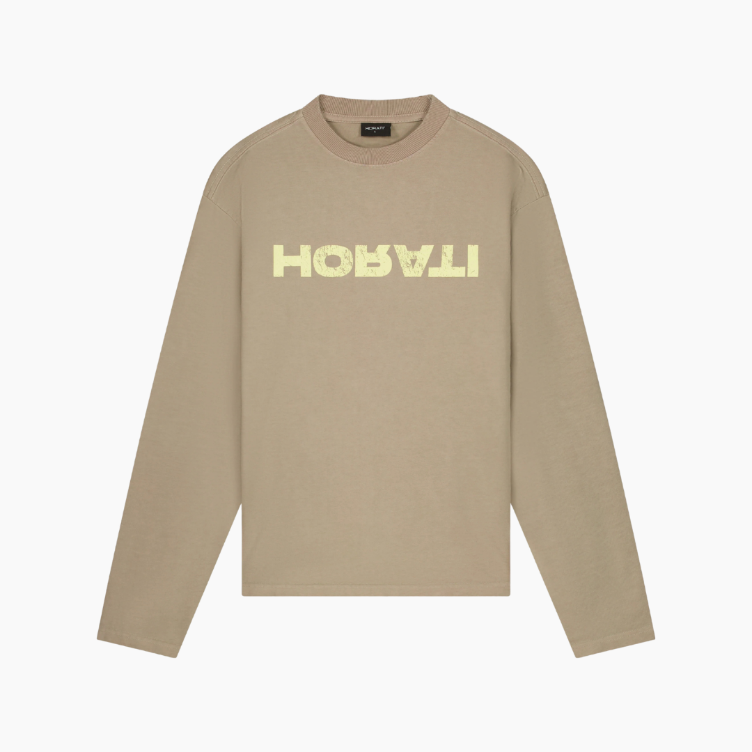 Horati - Reverse Longsleeve Tee Sand