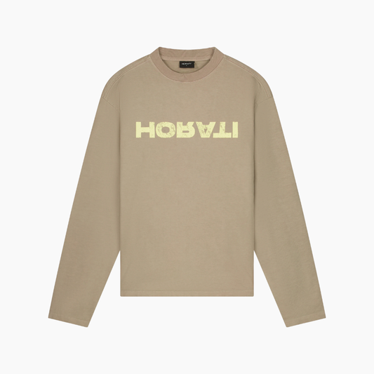 Horati - Reverse Longsleeve Tee Sand