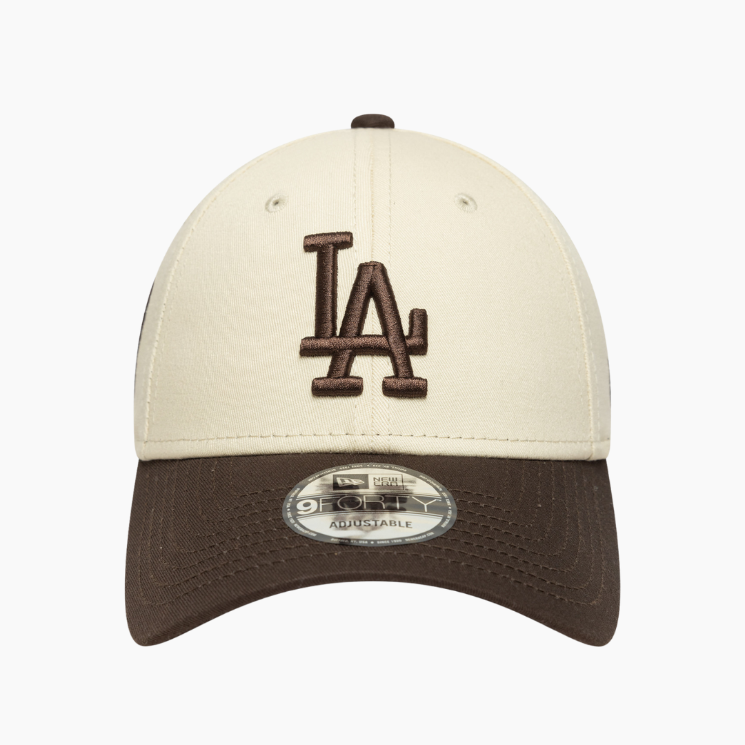 New Era - 49Forty Los Angeles Dodgers Side Patch Cap Brown/Creme