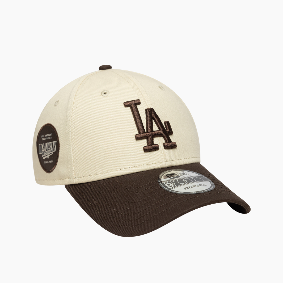 New Era - 49Forty Los Angeles Dodgers Side Patch Cap Brown/Creme