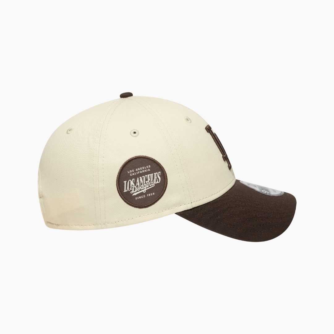 New Era - 49Forty Los Angeles Dodgers Side Patch Cap Brown/Creme