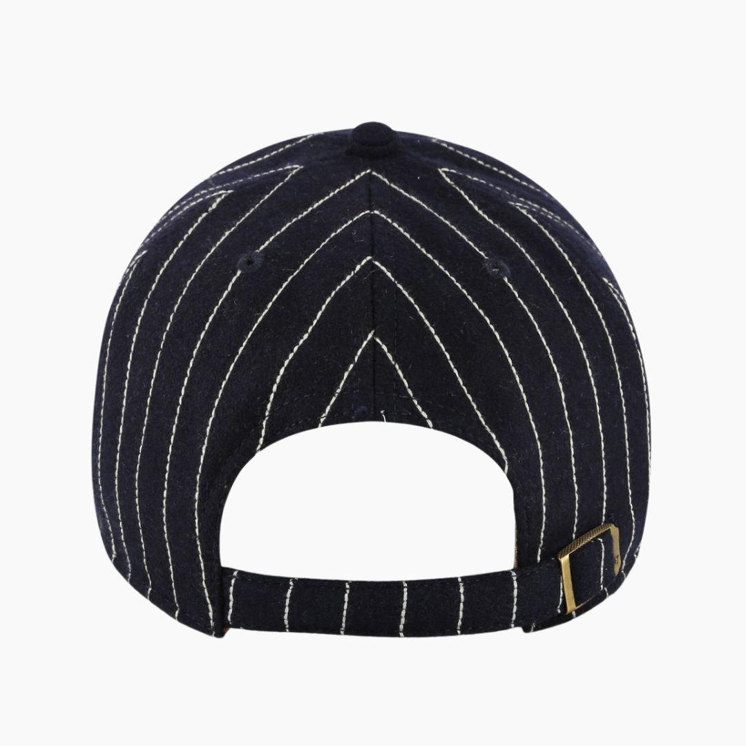 47 - MLB New York Yankees Pinstripe Wool Clean Up Cap Navy