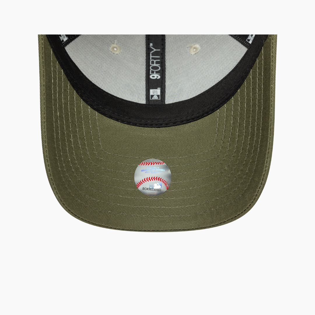 New Era - 9Forty New York Yankees Side Patch Cap Green/Creme