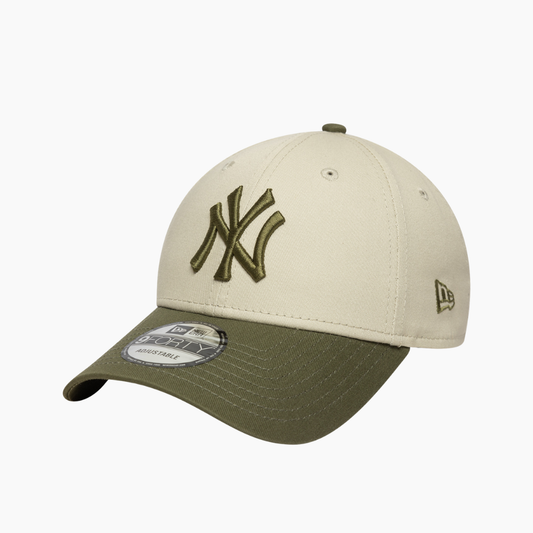 New Era - 9Forty New York Yankees Side Patch Cap Green/Creme