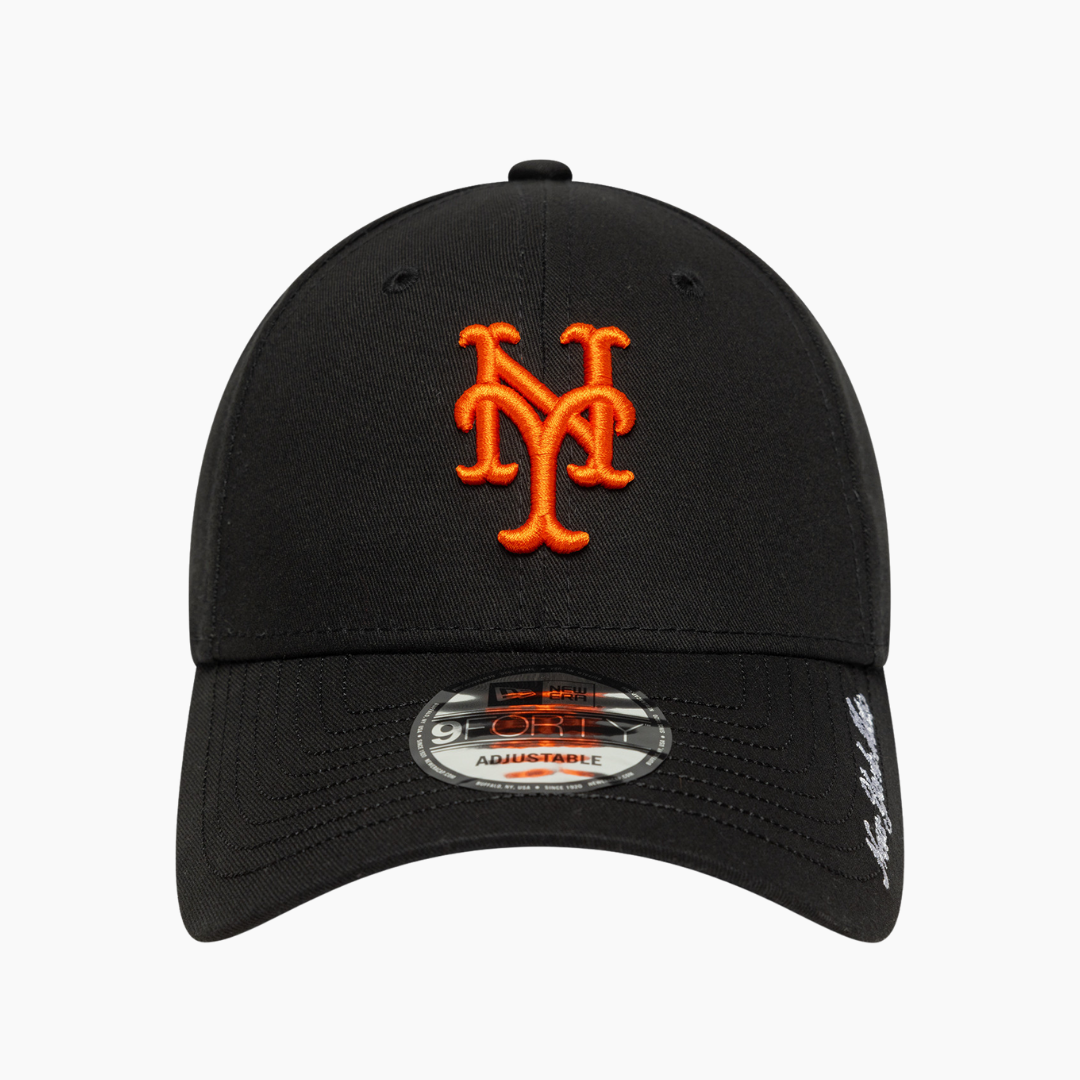 New Era - 9Forty New York Mets Visor Script Cap Black
