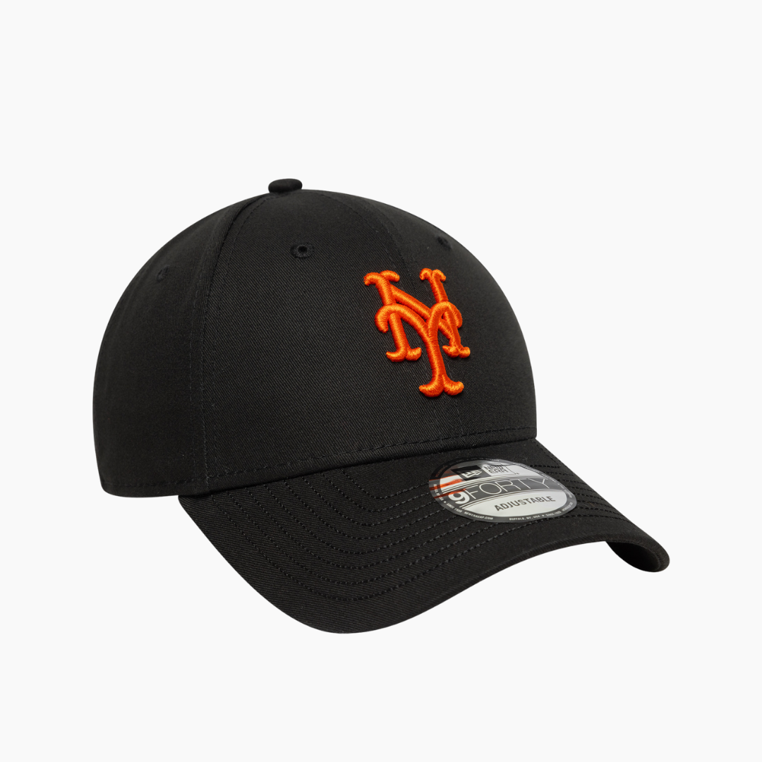 New Era - 9Forty New York Mets Visor Script Cap Black