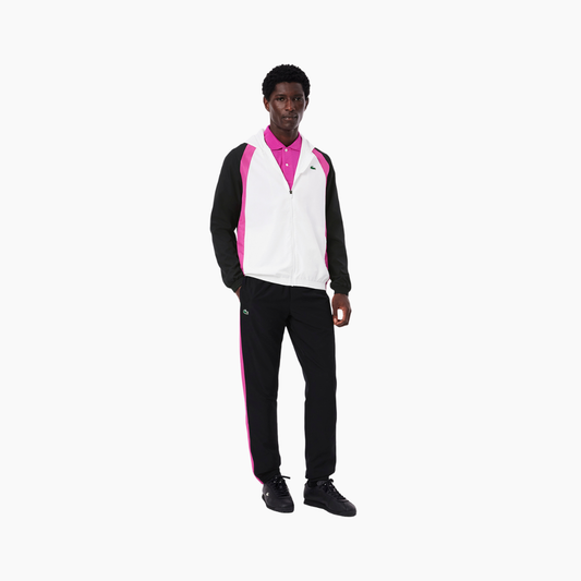 Lacoste - Sport Colourblock Trainingspak White/Pink/Black