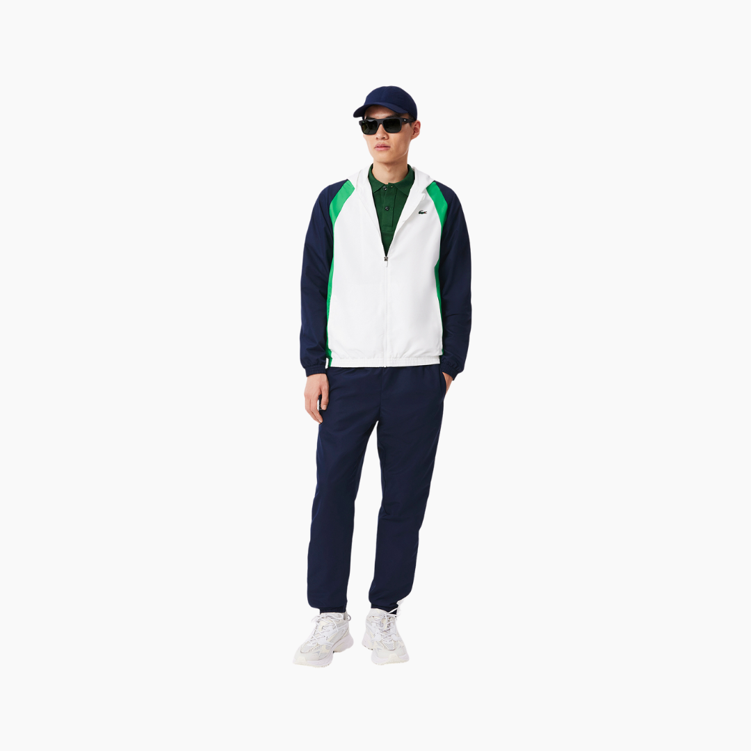 Lacoste - Sport Colourblock Trainingspak Navy/White/Green
