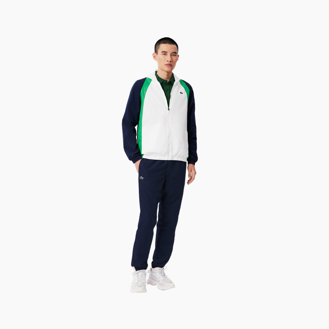 Lacoste - Sport Colourblock Trainingspak Navy/White/Green