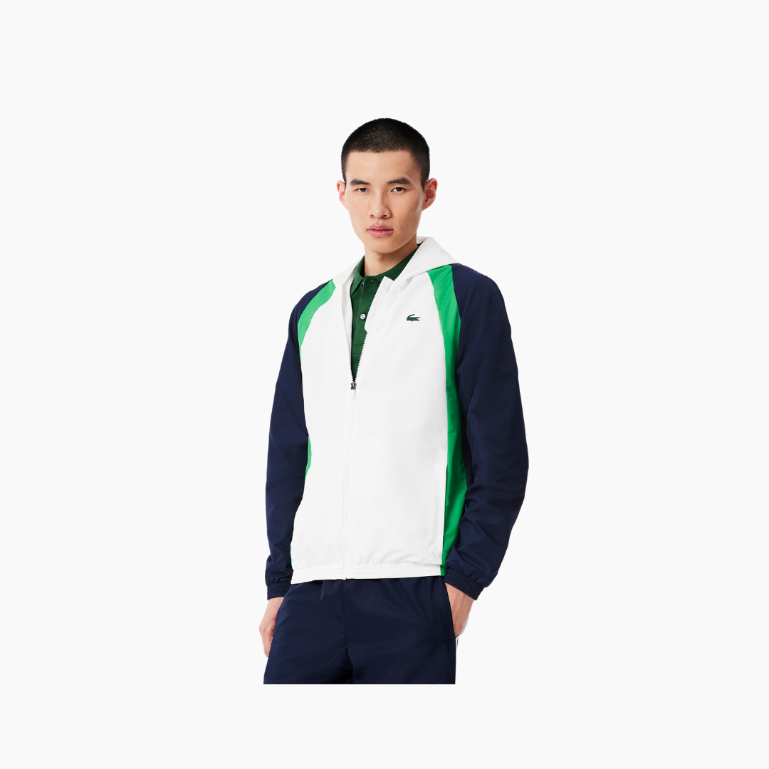 Lacoste - Sport Colourblock Trainingspak Navy/White/Green