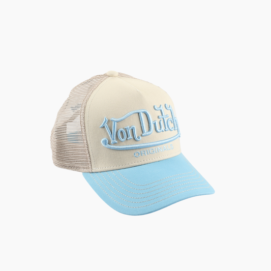 Von Dutch - Trucker Riverside Creme/Blue