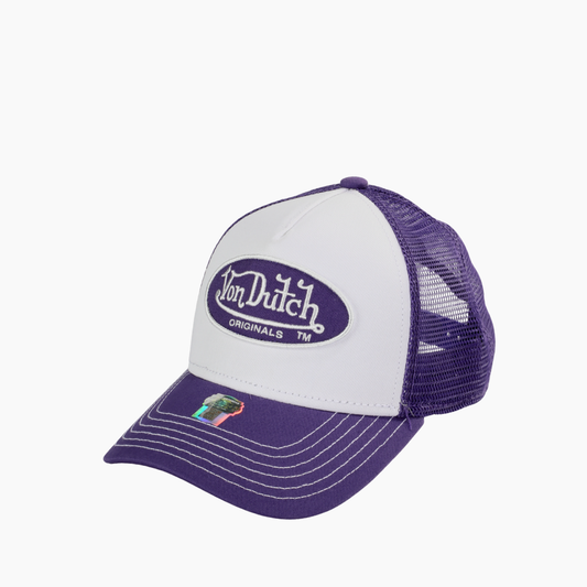 Von Dutch - Trucker Cap Boston White/Purple