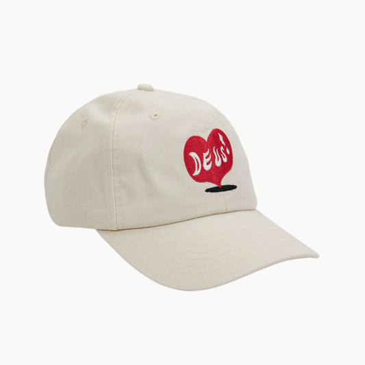 Deus - Deep Cut Dad Cap White
