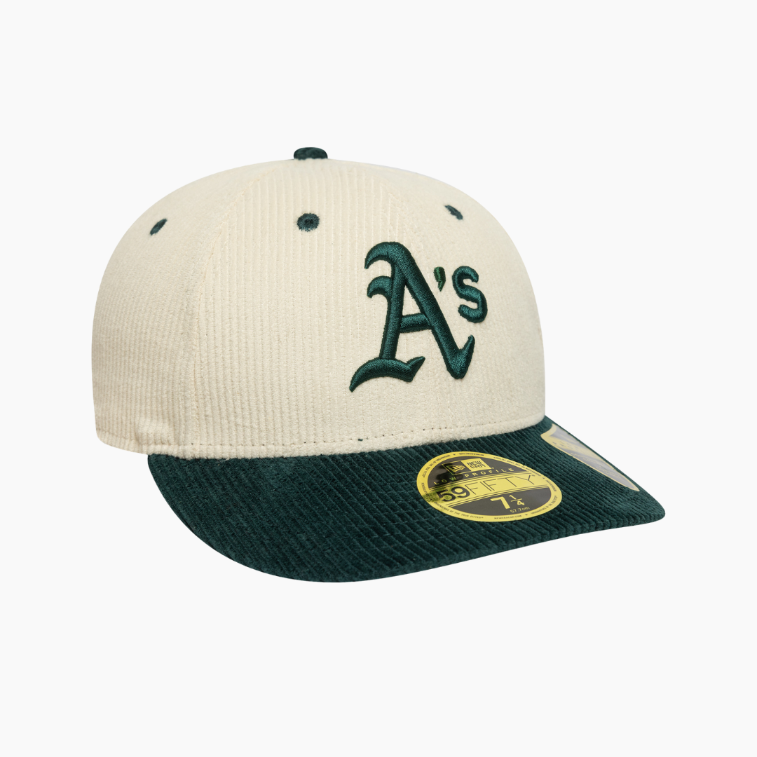 New Era - 59Fifty Oakland Athletics Corduroy Fitted Low Profile Cap
