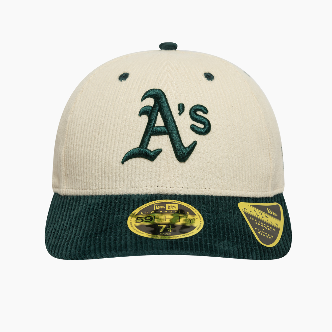 New Era - 59Fifty Oakland Athletics Corduroy Fitted Low Profile Cap
