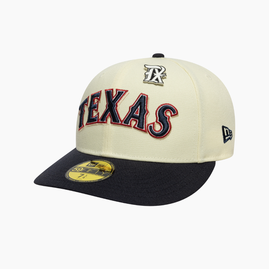 New Era - 59Fifty Texas Creme/Navy
