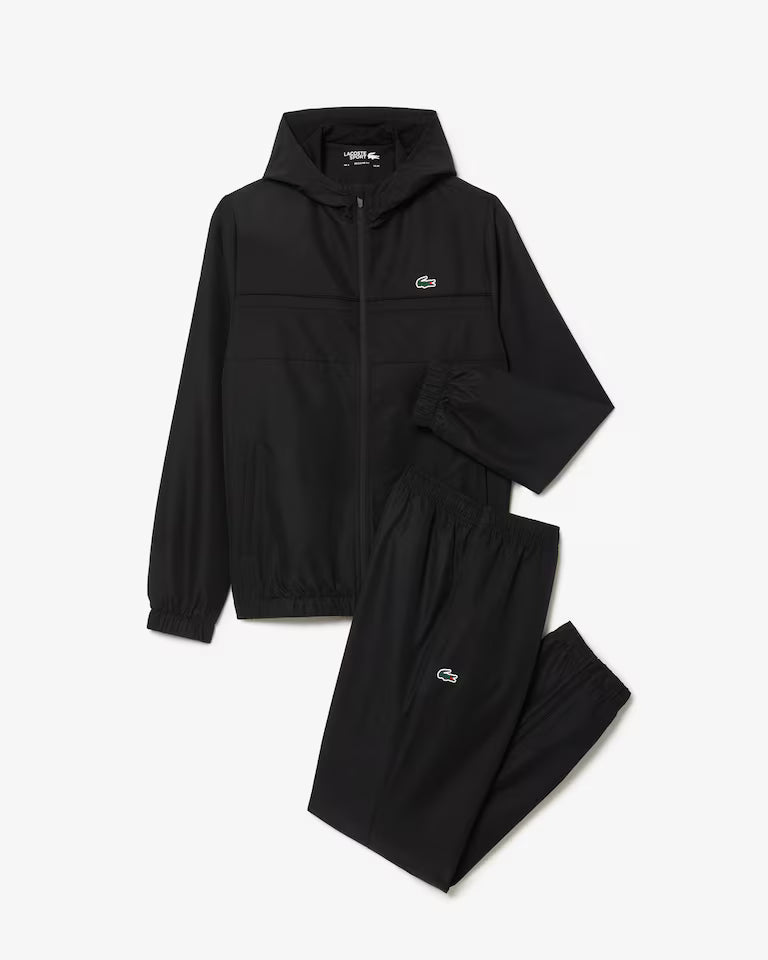 Lacoste - Diamond Tafzijden Sporttrainingspak Black