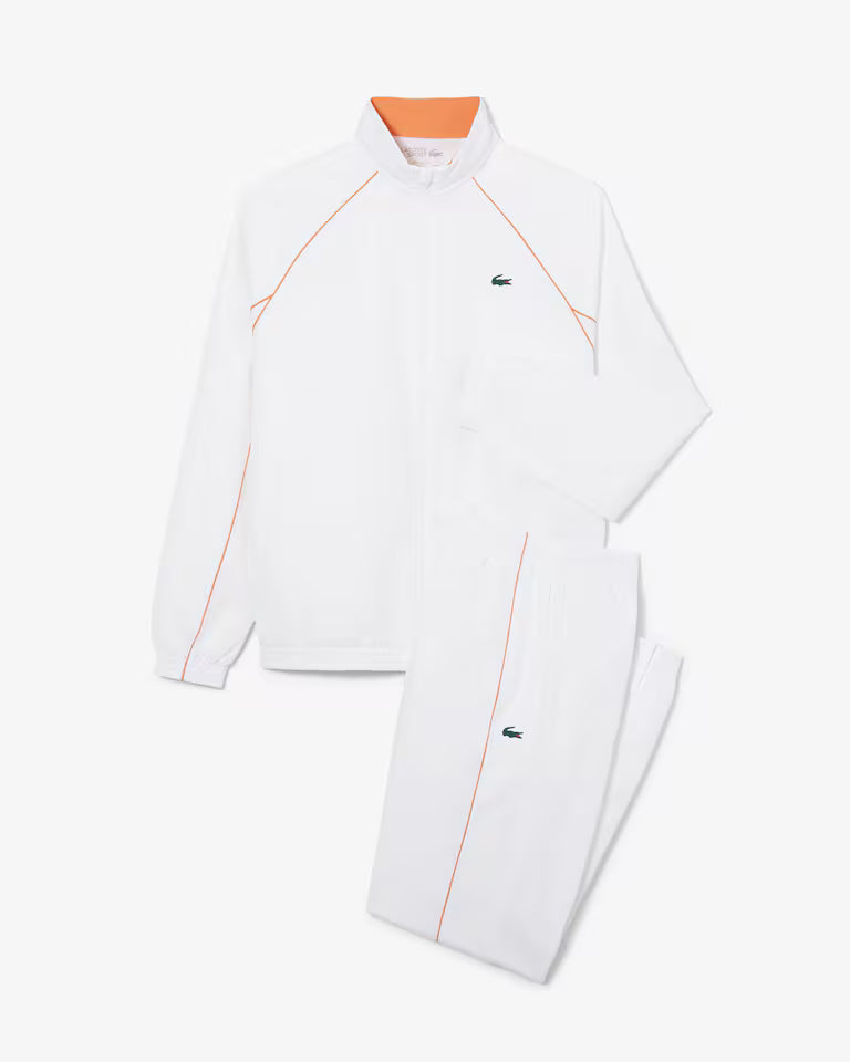 Lacoste - Tracksuit White/Orange